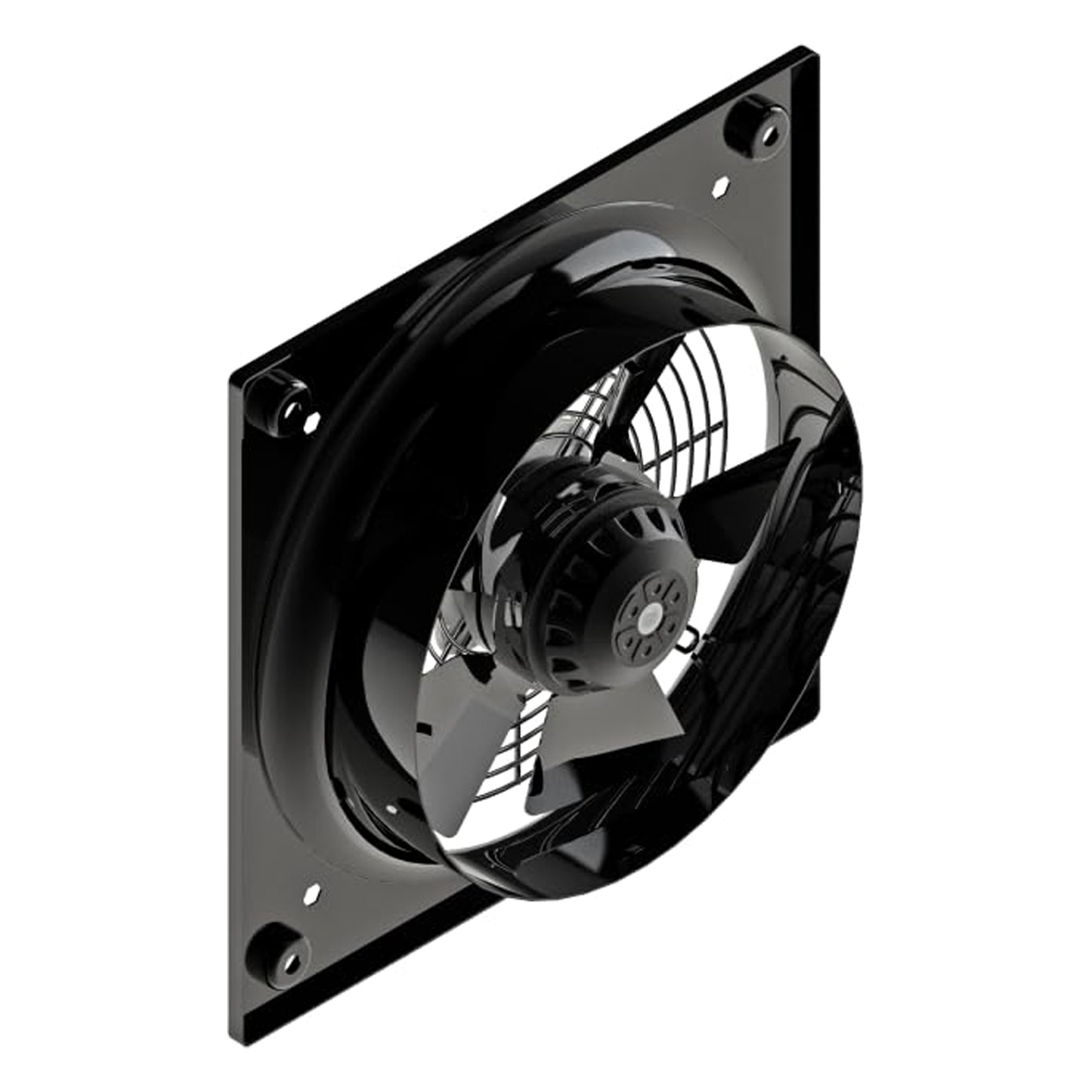 BDRAX-K 200 – Metal Storm 8" Wall Mounted Axial Fan, 647 CFM, All-Metal Construction, UL-Certified AC Motor,120V-60 Hz, F Class, IP 44 Protection, Ball Bearing, Thermally Protected, 3.94 FEI