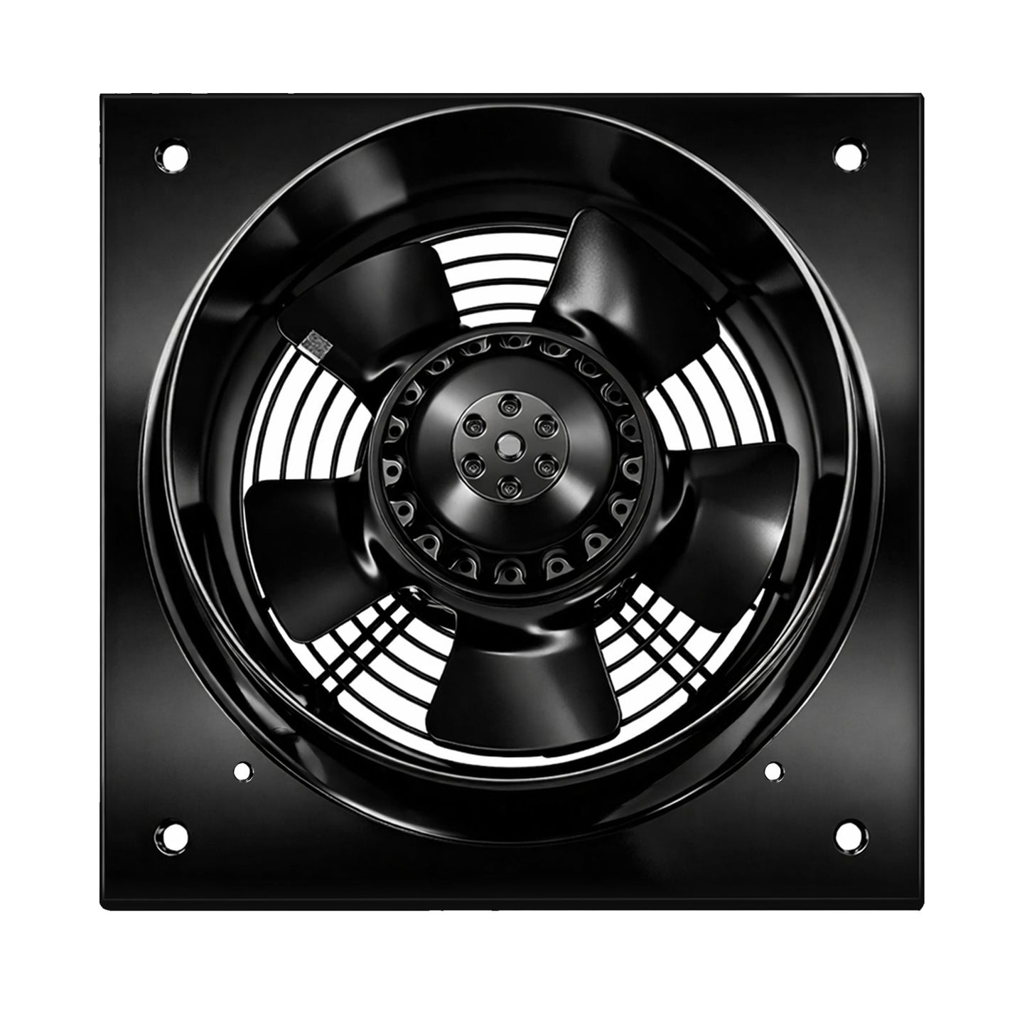 BDRAX-K 200 – Metal Storm 8" Wall Mounted Axial Fan, 647 CFM, All-Metal Construction, UL-Certified AC Motor,120V-60 Hz, F Class, IP 44 Protection, Ball Bearing, Thermally Protected, 3.94 FEI