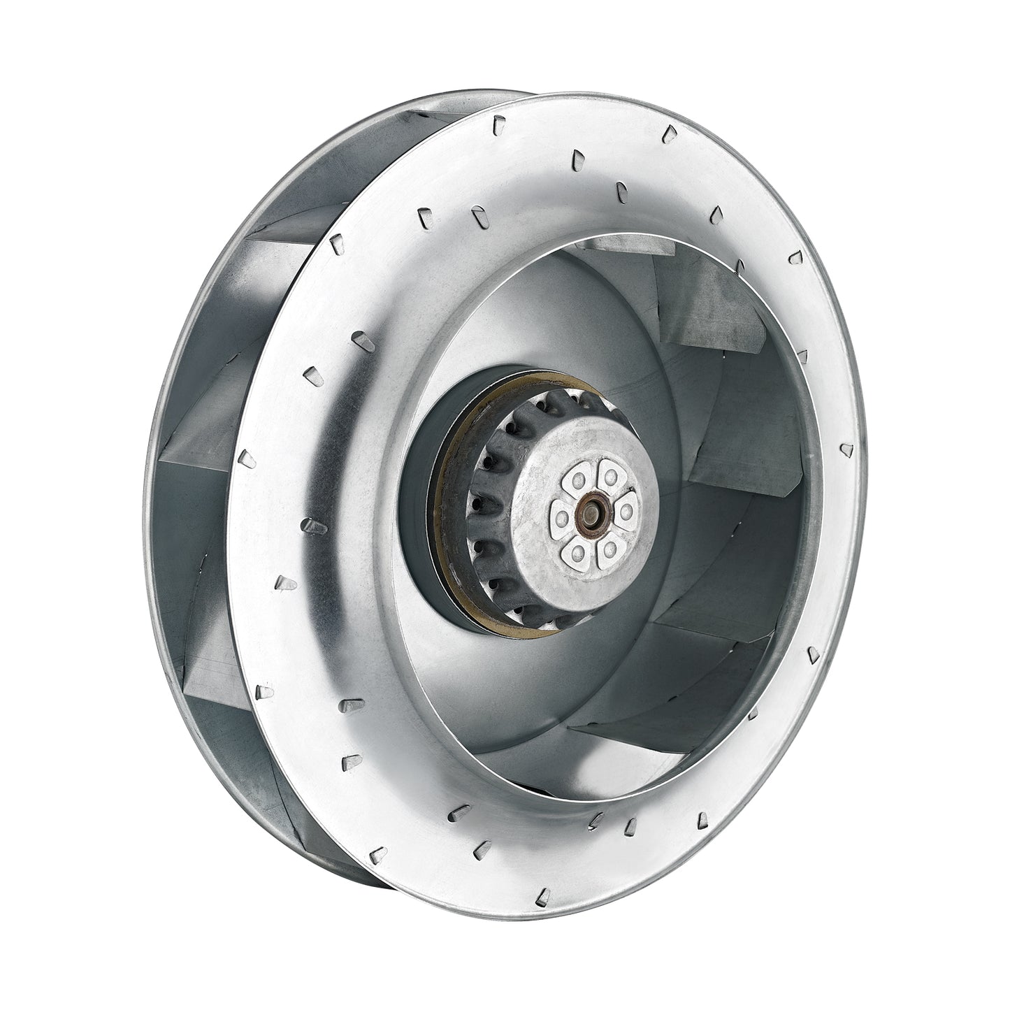 BDRKF 225 – 8.9" Backward Curved Centrifugal Motorized Impeller, 647 CFM, ALL-METAL Construction, UL-Certified AC Motor,120V-60 Hz, F Class, IP 44 Protection, Ball Bearing, Thermally Protected,1.9 FEI