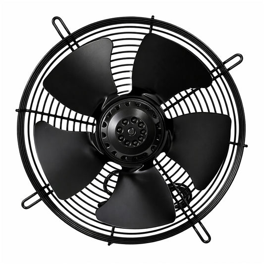 SF 4M 300 BD –12" Axial Cooling Fan, 1142 CFM, All-Metal Construction, 120V-60 Hz AC Motor, F Class Insulation, IP54 Protection, Ball Bearing, Thermally Protected, 2.1 FEI